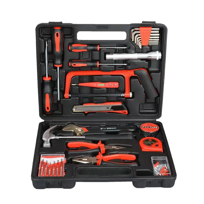 Household Hardware Electric Combination Tool Set, Manual Set, Multi-functional Essential for Household Maintenance