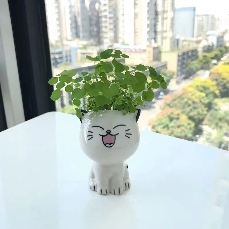 Cat Flower Pot (Small)