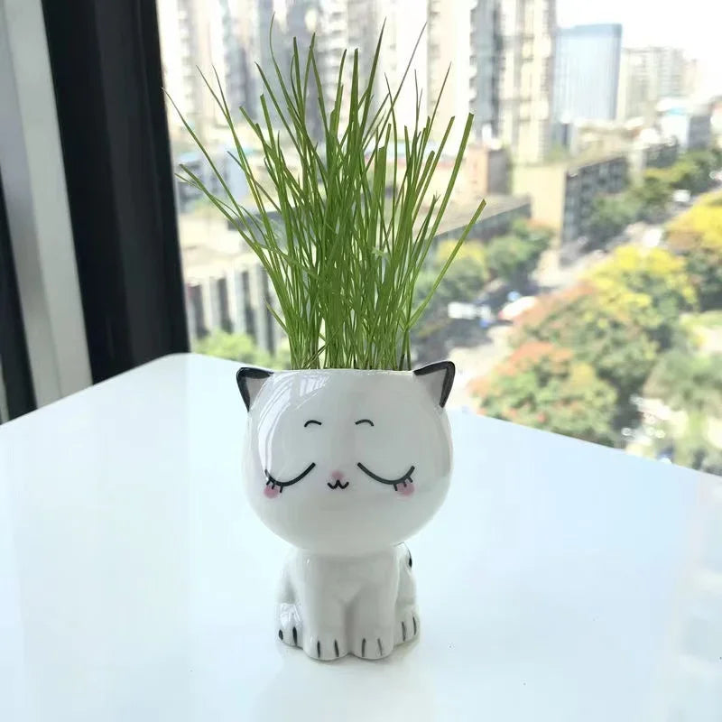 Cat Flower Pot (Small)