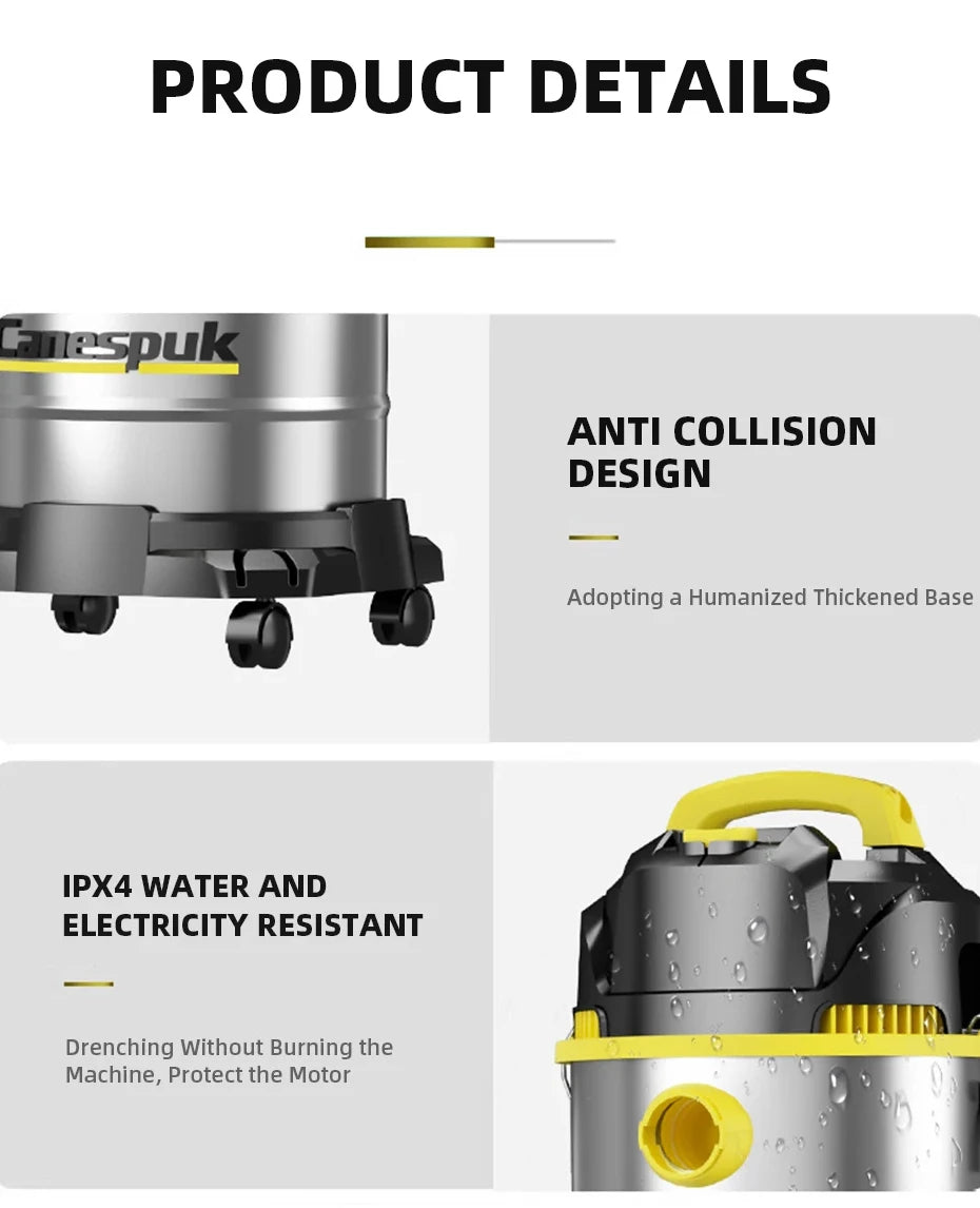 Vacuum Cleaner 25L/40L Wet And Dry Blowing 3 in 1 High Power Car Wash Shop Hotel Household Commercial Industrial Vacuum Cleaner