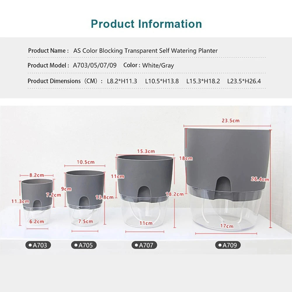 Self-Watering Flower Pot