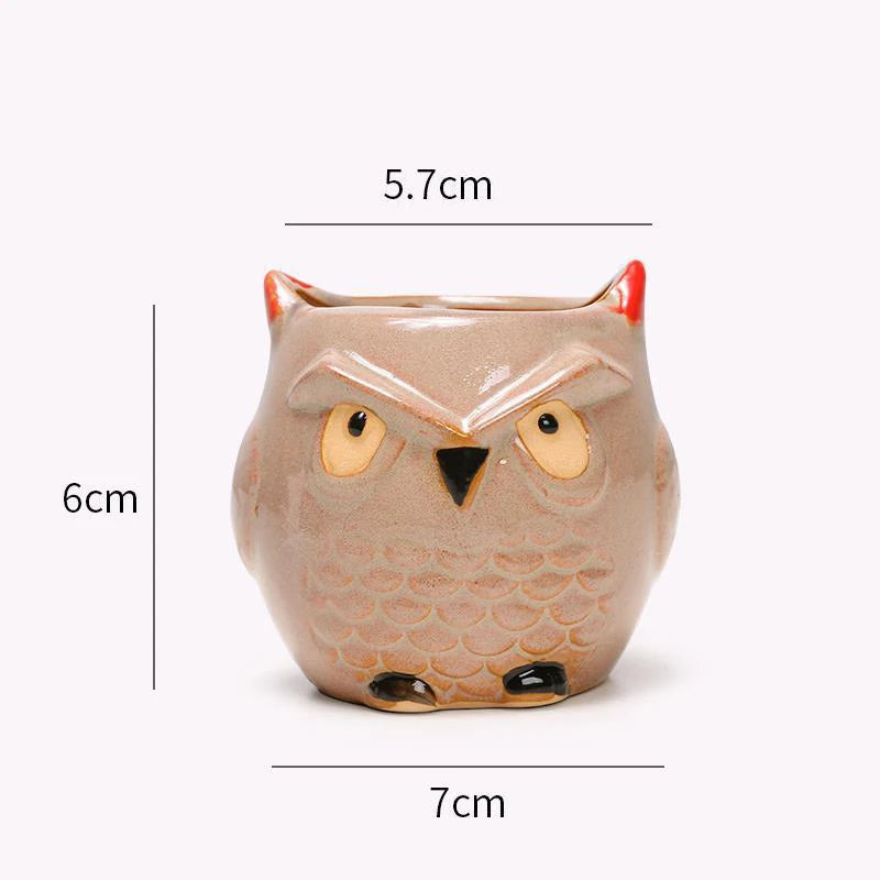 Owl Flower Pot (Small)