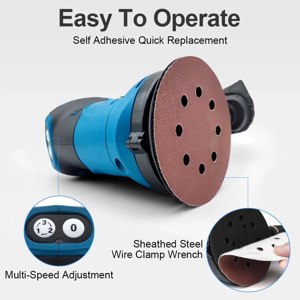 Cordless Electric Polisher (125mm, Dewalt /Makita)