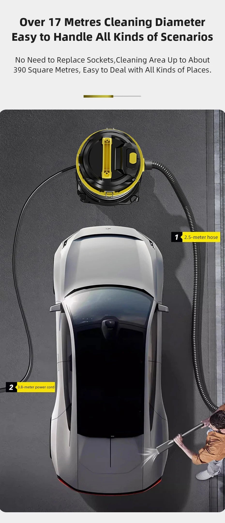 Vacuum Cleaner 25L/40L Wet And Dry Blowing 3 in 1 High Power Car Wash Shop Hotel Household Commercial Industrial Vacuum Cleaner