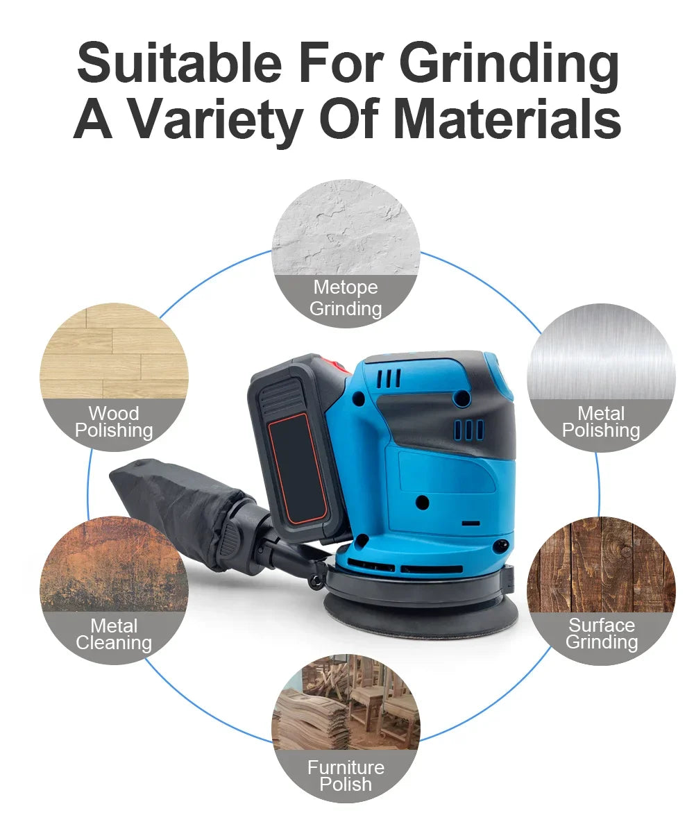 Cordless Electric Polisher (125mm, Dewalt /Makita)