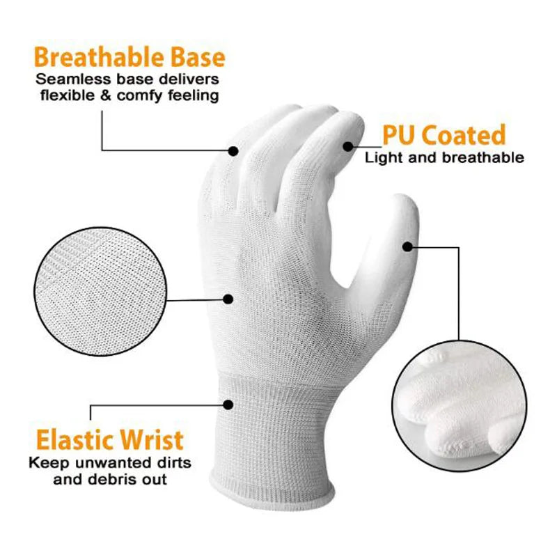 Work Gloves (12 Pairs)