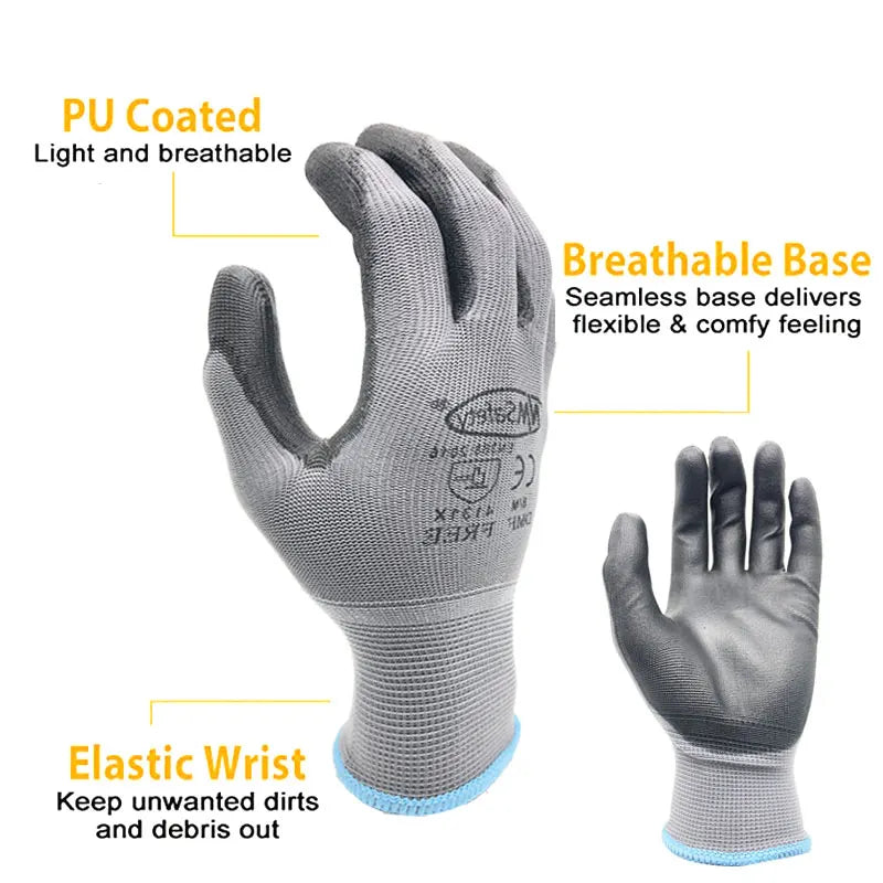 Work Gloves (12 Pairs)