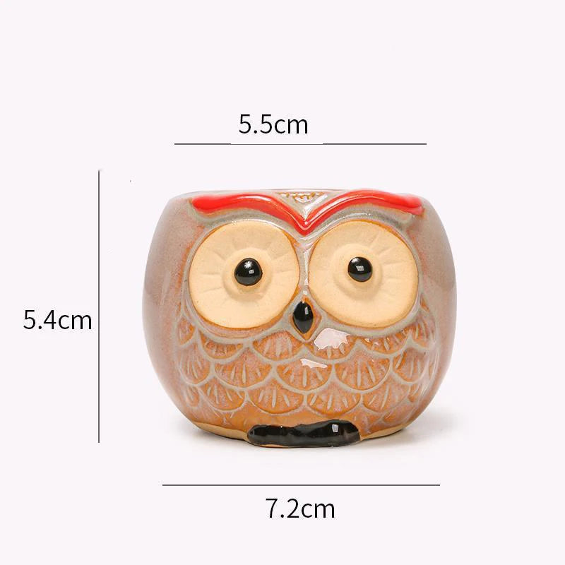 Owl Flower Pot (Small)