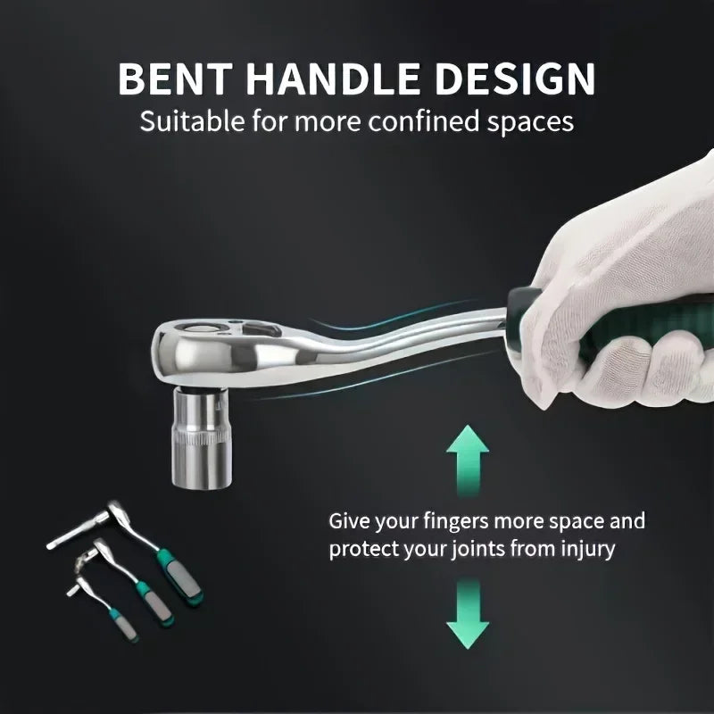 AIRAJ NEW Car Repair Tool Kit 46/53 Piece/Set  Socket Set Car Repair Tool Ratchet Torque  Repairing Tool Set Wrench Combo Auto