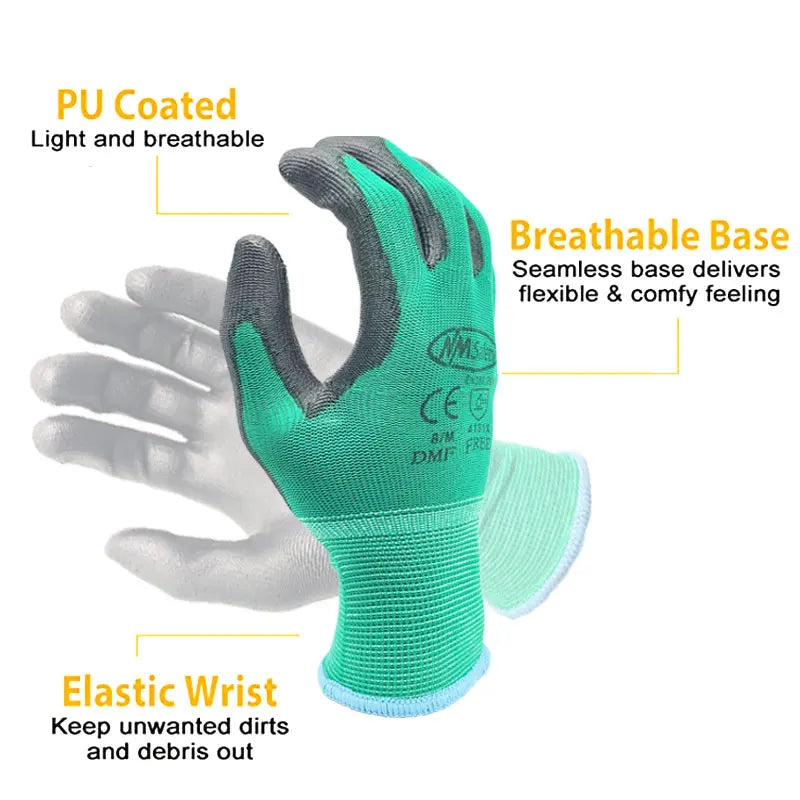 Work Gloves (12 Pairs)