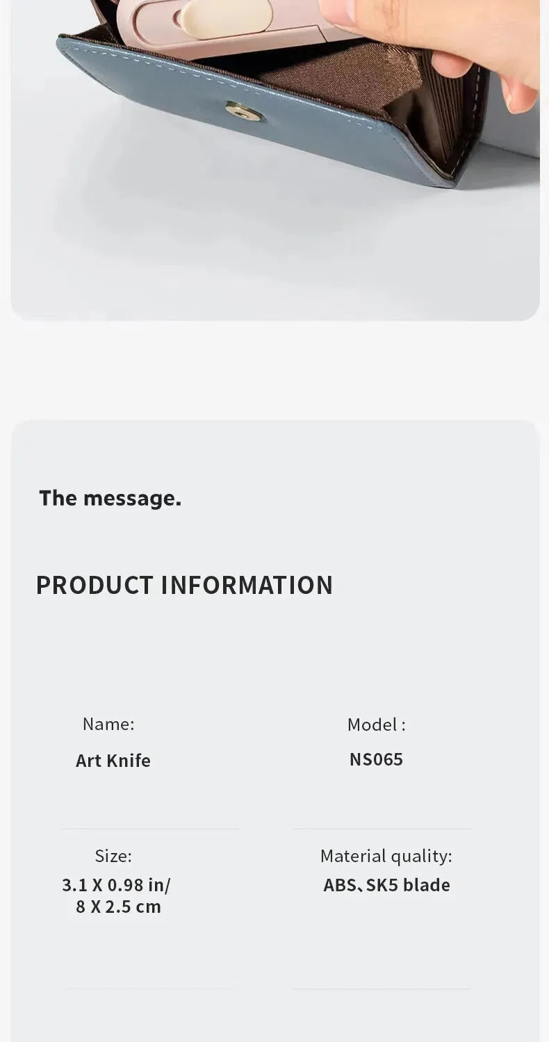 Minimalist Retractable Knife