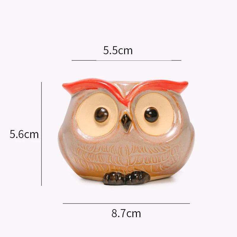 Owl Flower Pot (Small)