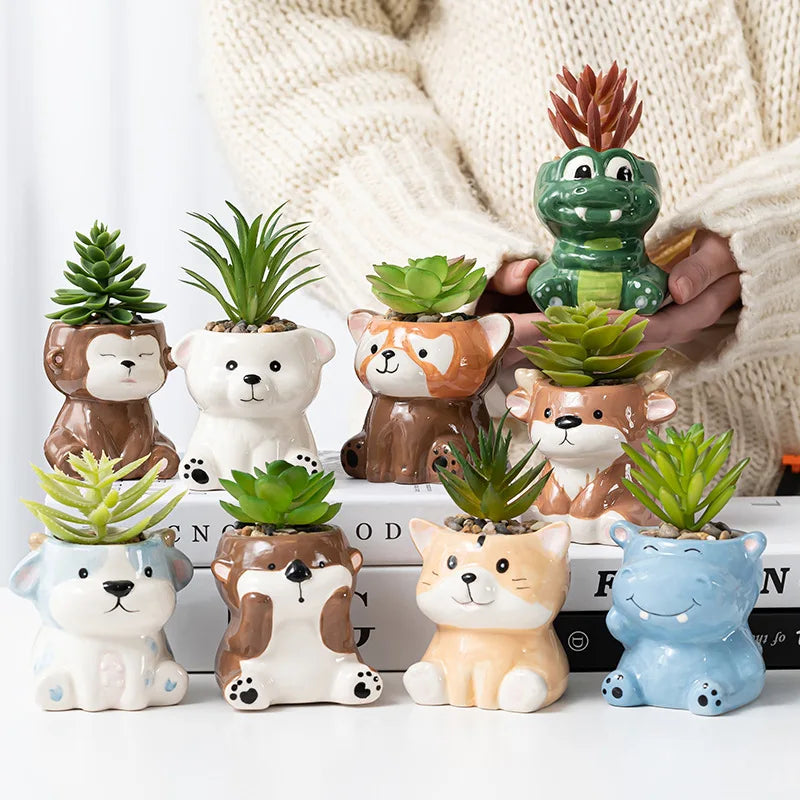 Animals Flower Pot (Small)