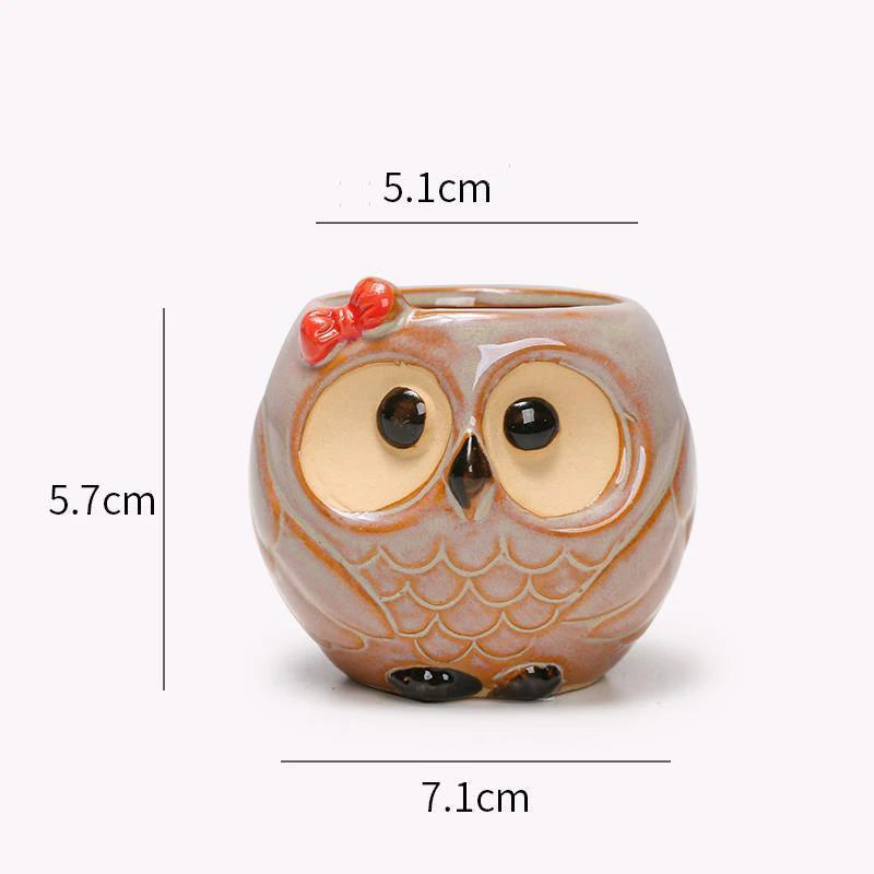 Owl Flower Pot (Small)