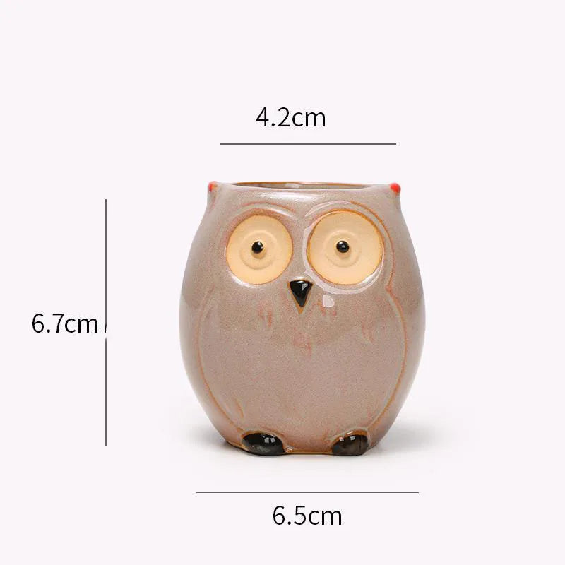 Owl Flower Pot (Small)