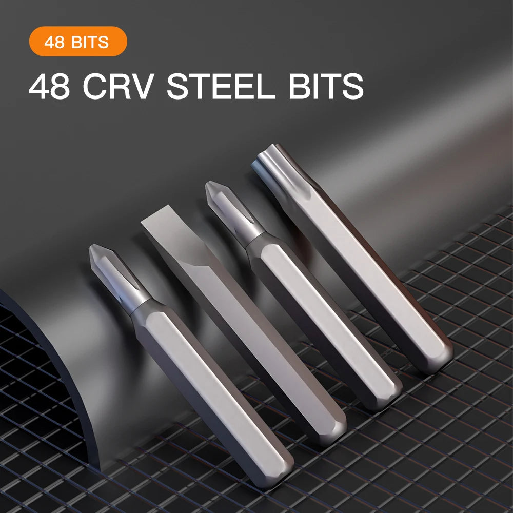 51 in 1 Precision Screwdriver Set Portable Manual Hand Tool Kit Wireless Cordless Magnetic Small Bit for Xiaomi Mobile Phone New