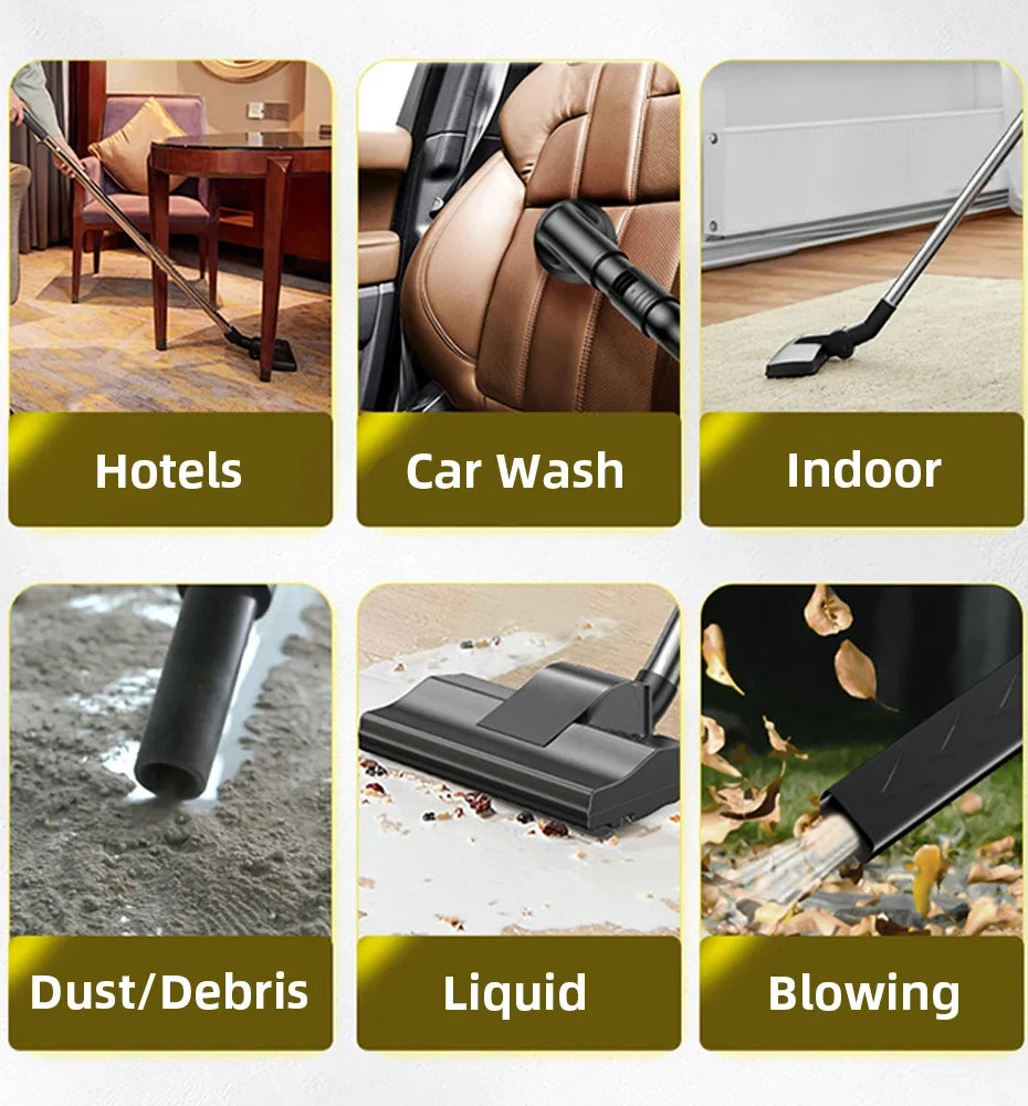 Vacuum Cleaner 25L/40L Wet And Dry Blowing 3 in 1 High Power Car Wash Shop Hotel Household Commercial Industrial Vacuum Cleaner